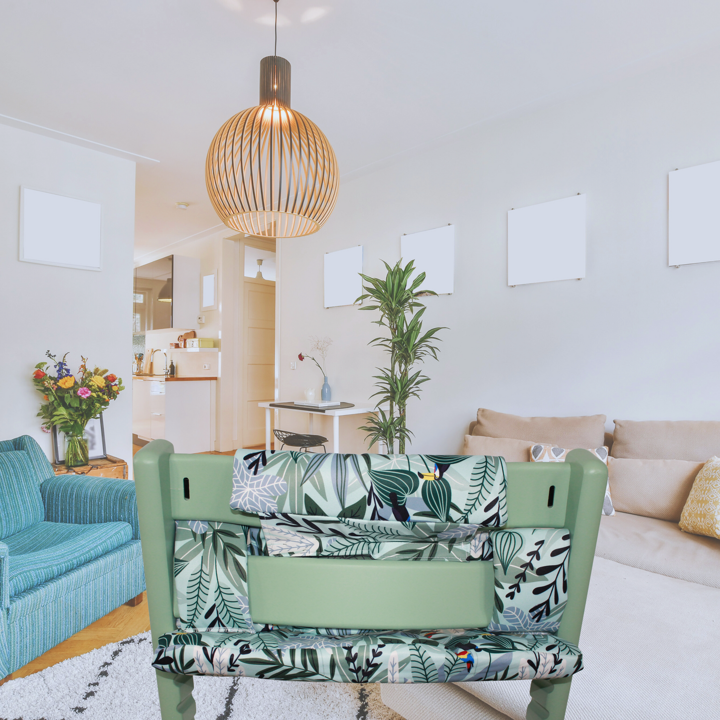 Custom Waterproof Highchair Cushion Stokke Tripp Trapp Compatible