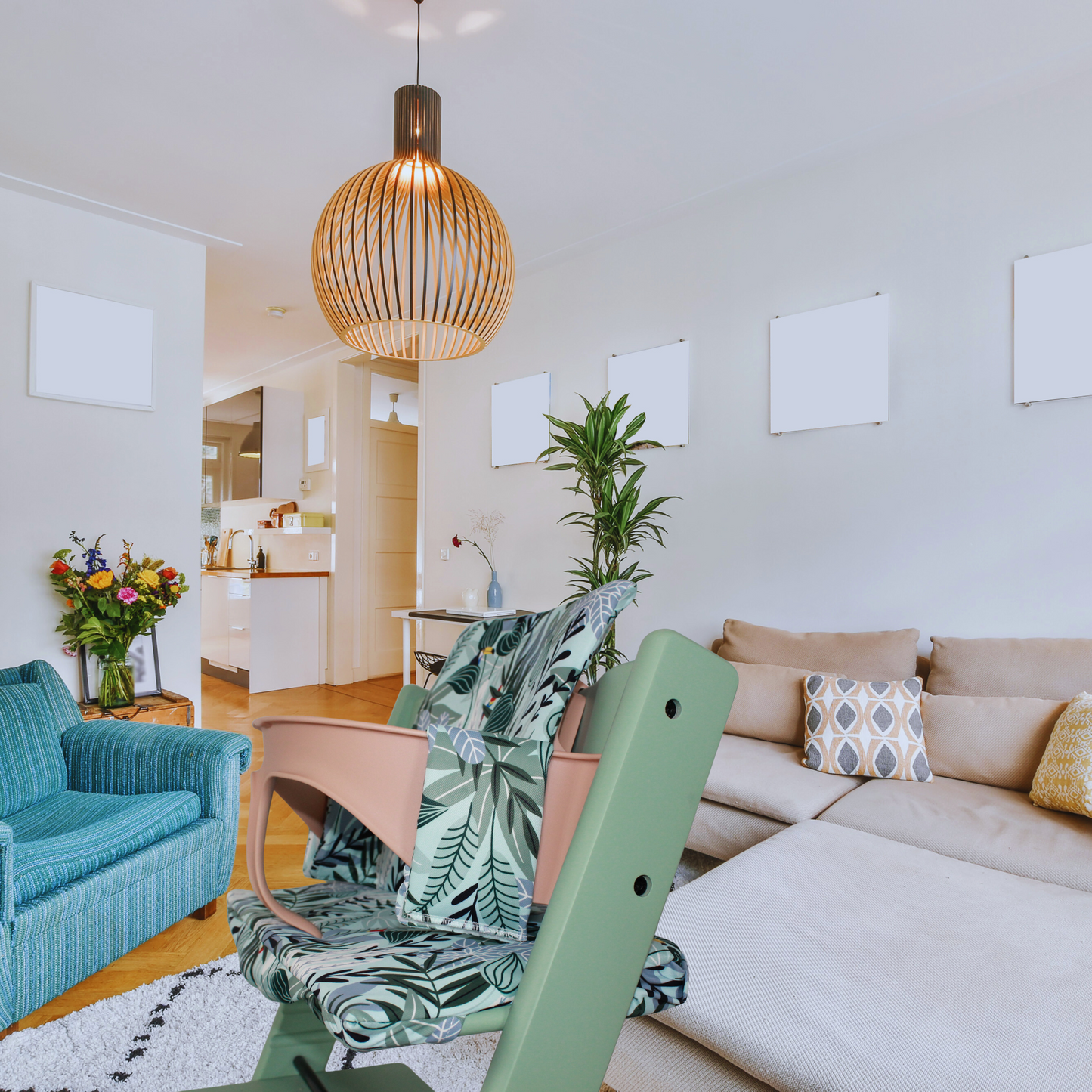 Custom Waterproof Highchair Cushion Stokke Tripp Trapp Compatible