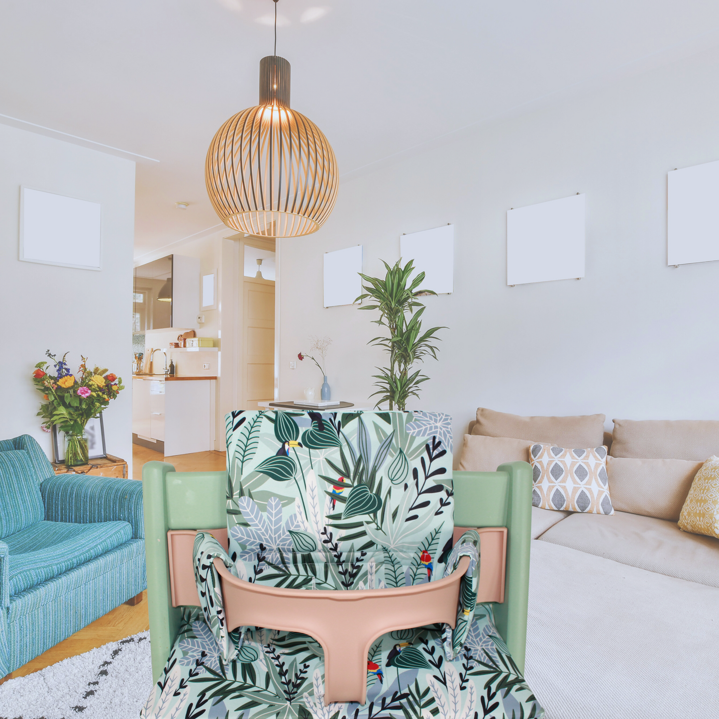 Custom Waterproof Highchair Cushion Stokke Tripp Trapp Compatible