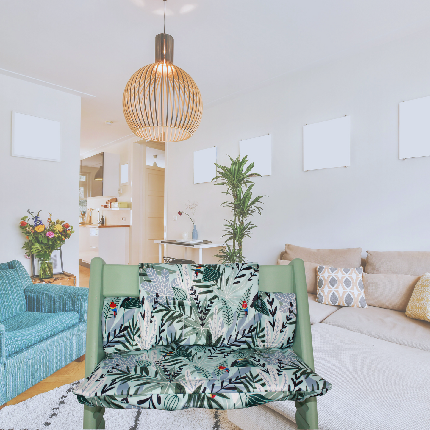 Custom Waterproof Highchair Cushion Stokke Tripp Trapp Compatible