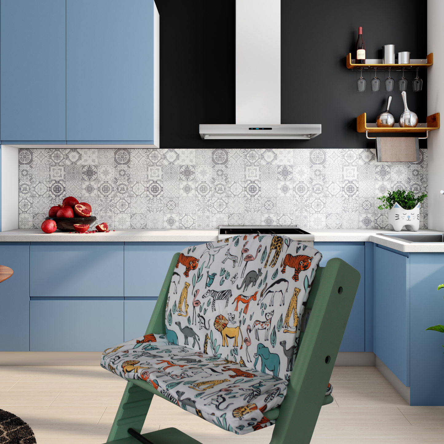 Custom Waterproof Highchair Cushion Stokke Tripp Trapp Compatible